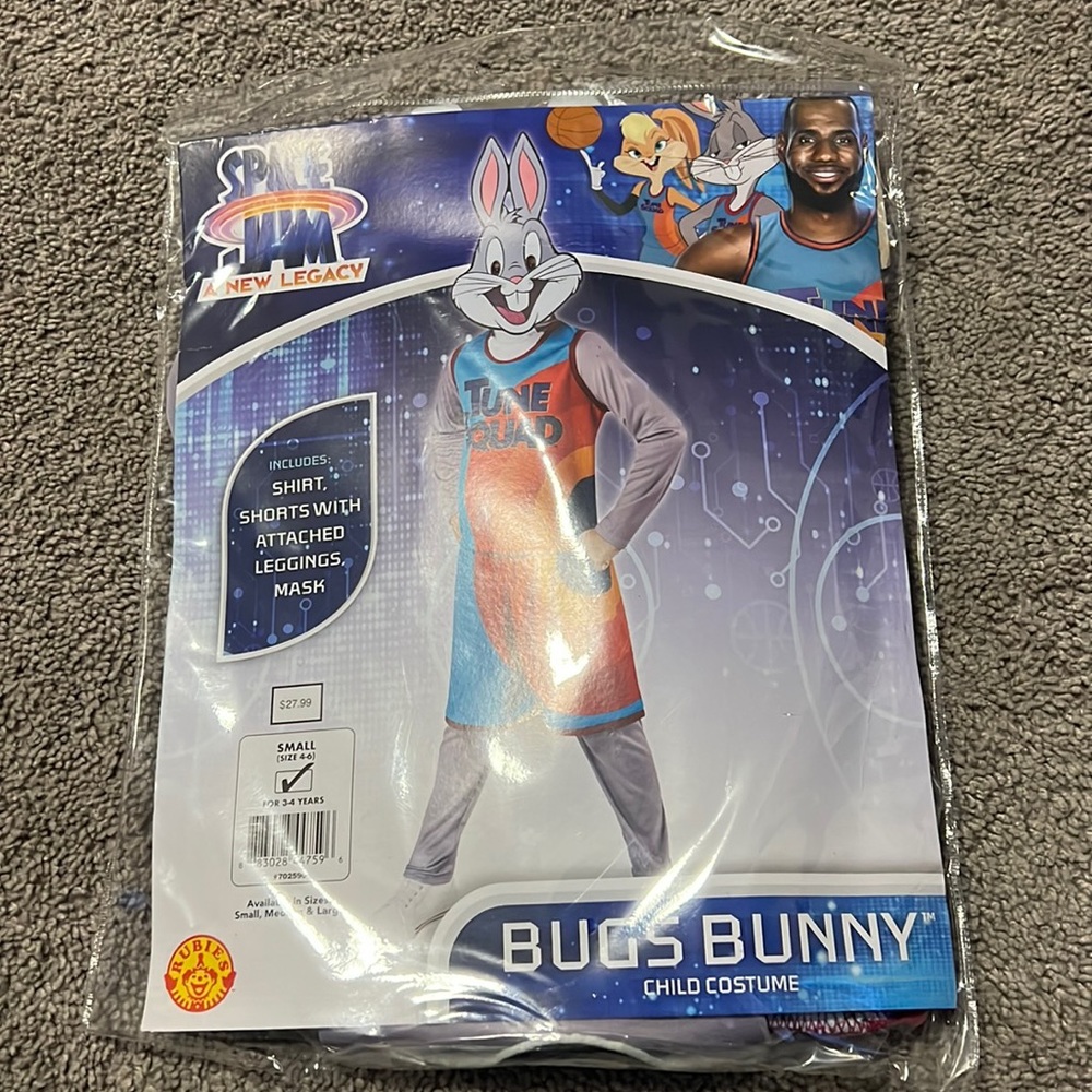 Space Jam Tune Squad Bugs Bunny Costume